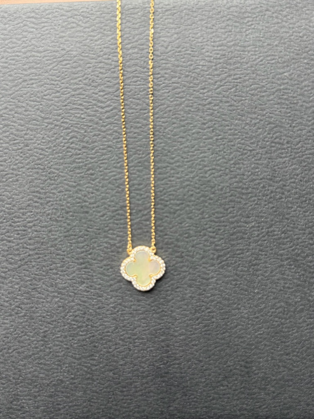 New Reversible CLOVER Necklace 18K Gold Plated Sterling Silver